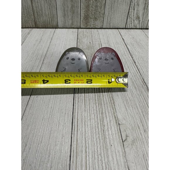 Kikkerland Woodlands Animal Hedgehogs Bag Clips - Set Of 2 - Picture 4 of 4